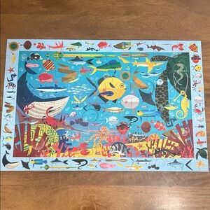 Mudpuppy Ocean Life search and find puzzle